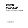 Cover page of ONKYO TX-108 Owner's Manual