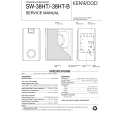 Cover page of KENWOOD SW-38HT Service Manual