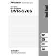 Cover page of PIONEER DVR-S706/XV/CN Owner's Manual