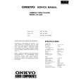 Cover page of ONKYO DX300 Service Manual