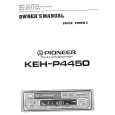 Cover page of PIONEER KEHP4450 Owner's Manual
