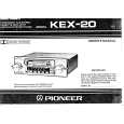 Cover page of PIONEER KEX-20/US Owner's Manual