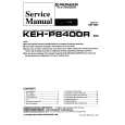 Cover page of PIONEER KEH-P8400R EW Service Manual
