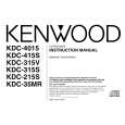Cover page of KENWOOD KDC-4015 Owner's Manual