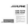 Cover page of ALPINE CDM-7834R Owner's Manual