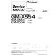 Cover page of PIONEER GM-X554-3 Service Manual