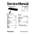 Cover page of TECHNICS STZ980A Service Manual