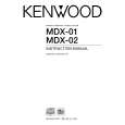 Cover page of KENWOOD MDX-01 Owner's Manual