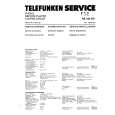 Cover page of TELEFUNKEN RS100HIFI Service Manual