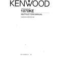 Cover page of KENWOOD 1070KE Owner's Manual