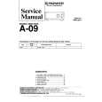 Cover page of PIONEER A09 Service Manual