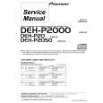 Cover page of PIONEER DEH-2050 Service Manual