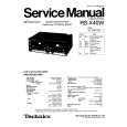 Cover page of TECHNICS RS-X40W Service Manual