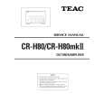 Cover page of TEAC CR-H80MKII Service Manual