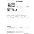Cover page of PIONEER RFD-1/MY Service Manual