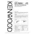 Cover page of KENWOOD DP-R895 Owner's Manual
