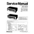 Cover page of TECHNICS SA5270/K Service Manual