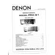 Cover page of DENON PRAS1 Service Manual