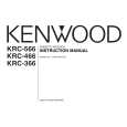 Cover page of KENWOOD KRC-566 Owner's Manual