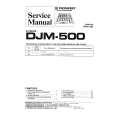 Cover page of PIONEER DJM-500 Service Manual