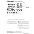 Cover page of PIONEER S-DV353/XJC/E Service Manual