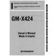 Cover page of PIONEER GMX424 Owner's Manual