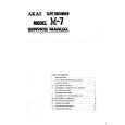 Cover page of AKAI M7 Service Manual