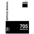 Cover page of NAD 705 Service Manual