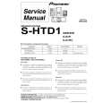 Cover page of PIONEER S-HTD1/XMD/EW Service Manual