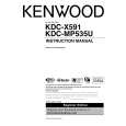 Cover page of KENWOOD KDC-X591 Owner's Manual