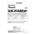 Cover page of PIONEER XRP460F Service Manual