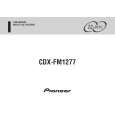 Cover page of PIONEER CDX-FM1277/XN/ES Owner's Manual