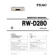Cover page of TEAC RW-D280 Service Manual