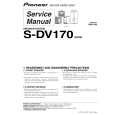 Cover page of PIONEER S-DV170/XCN5 Service Manual