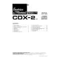 Cover page of PIONEER CDX-2 Service Manual