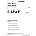 Cover page of PIONEER S-LF3-F/SXTW/EW5 Service Manual