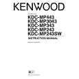 Cover page of KENWOOD KDC-MP443 Owner's Manual