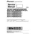 Cover page of PIONEER AVH-P6850DVD/XUCN5 Service Manual