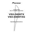 Cover page of PIONEER VSX-D859TX/BXJI Owner's Manual