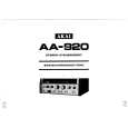 Cover page of AKAI AA-920 Owner's Manual