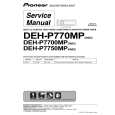 Cover page of PIONEER DEH-P770MPUC Service Manual