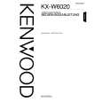 Cover page of KENWOOD KX-W6020 Owner's Manual