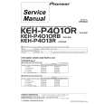 Cover page of PIONEER KEH-P4013R-2 Service Manual