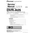 Cover page of PIONEER DVR-A05/KBXV Service Manual