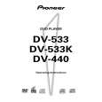 Cover page of PIONEER DV-533K/LBXJ Owner's Manual
