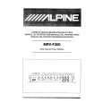 Cover page of ALPINE MRV-F300 Owner's Manual
