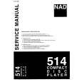 Cover page of NAD 514 Service Manual