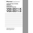 Cover page of PIONEER VSX-D511-K Owner's Manual