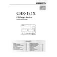 Cover page of ONKYO CHR-185X Owner's Manual