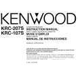 Cover page of KENWOOD KRC107S Owner's Manual